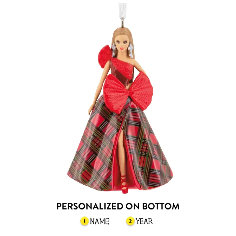 Personalized 2024 Holiday Barbie™ Ornament