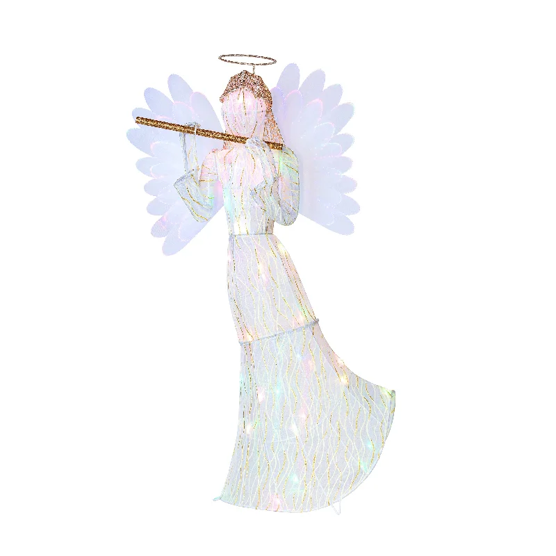 3 ft. Outdoor Animated Fiber-Optic Angel