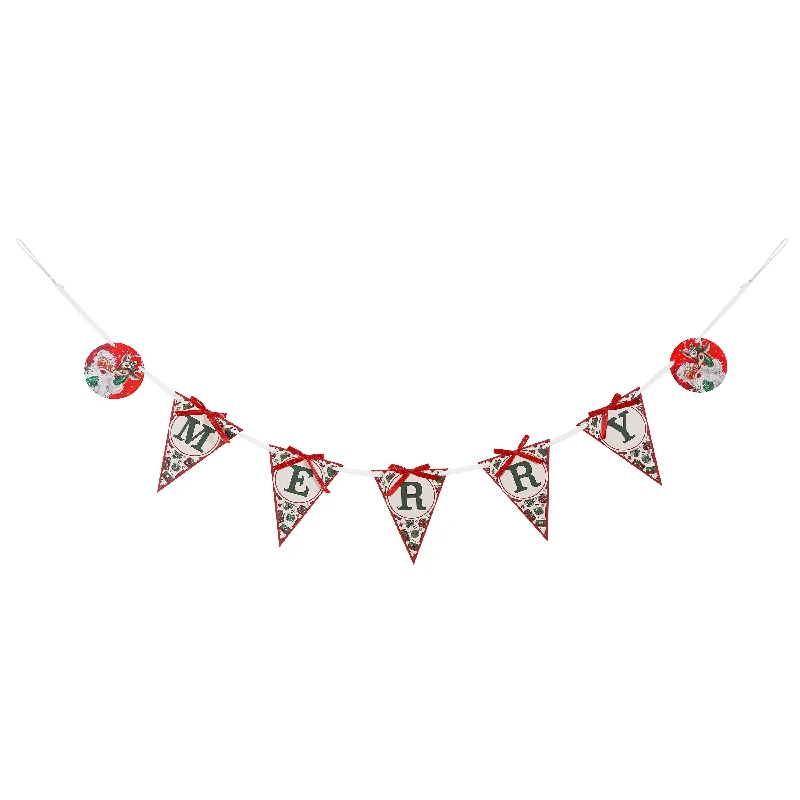 72 in. Vintage Banner - Merry