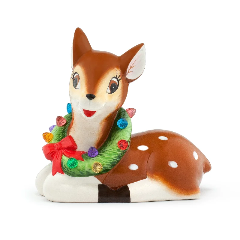 9 in. Nostalgic Ceramic Figure - Reindeer