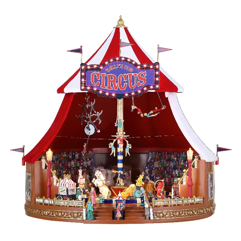 12 in. Animated World's Fair Big Top Circus