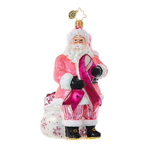 Radko, Breast Cancer Santa, 1018961