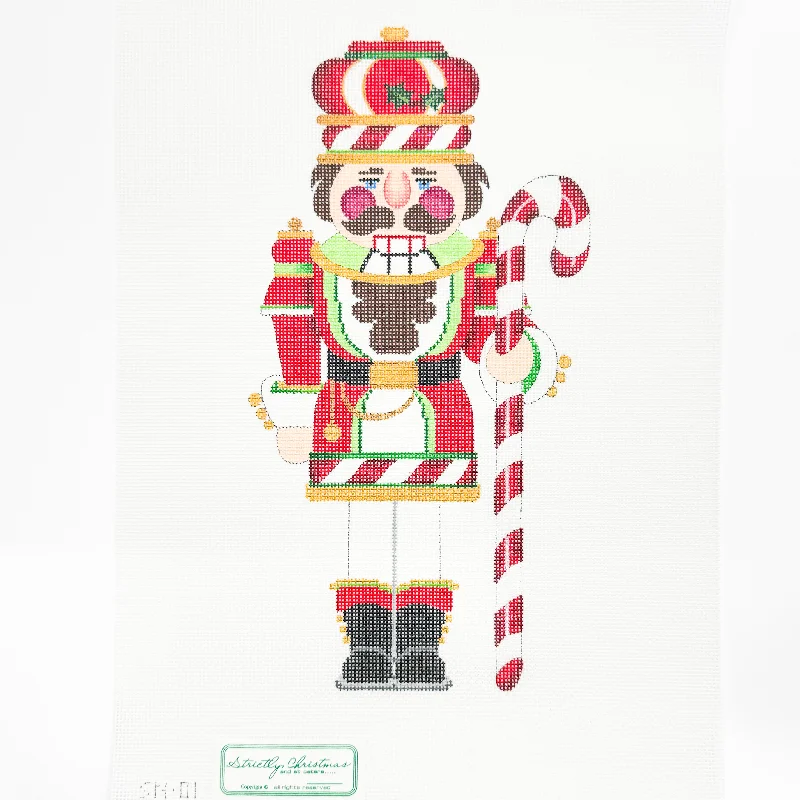 Candy Cane Nutcracker 18 mesh