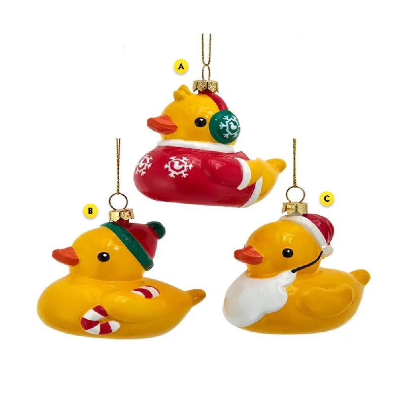 Christmas Rubber Duck Ornament