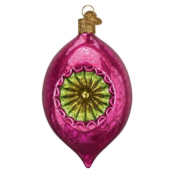 Dazzling Fuchsia Reflection Ornament