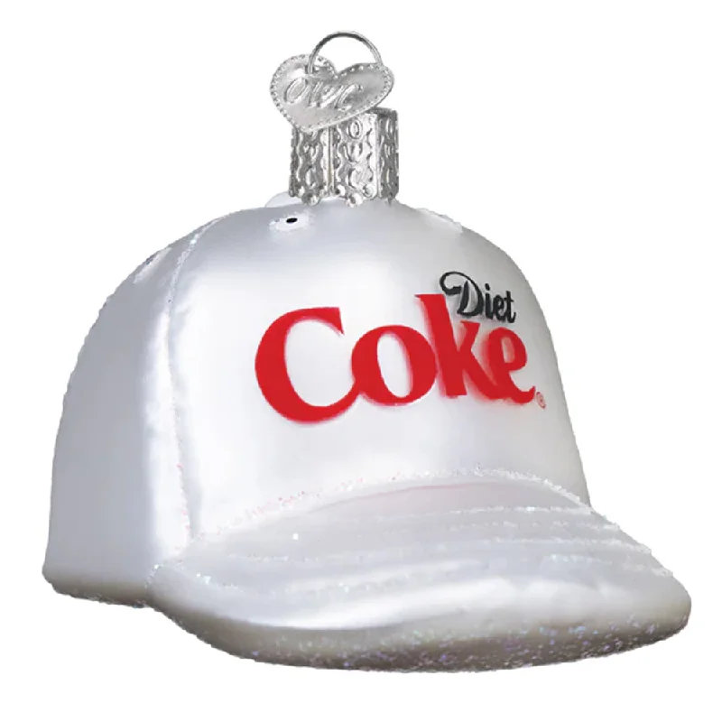 Diet Coke Baseball Cap Ornament - Old World Christmas