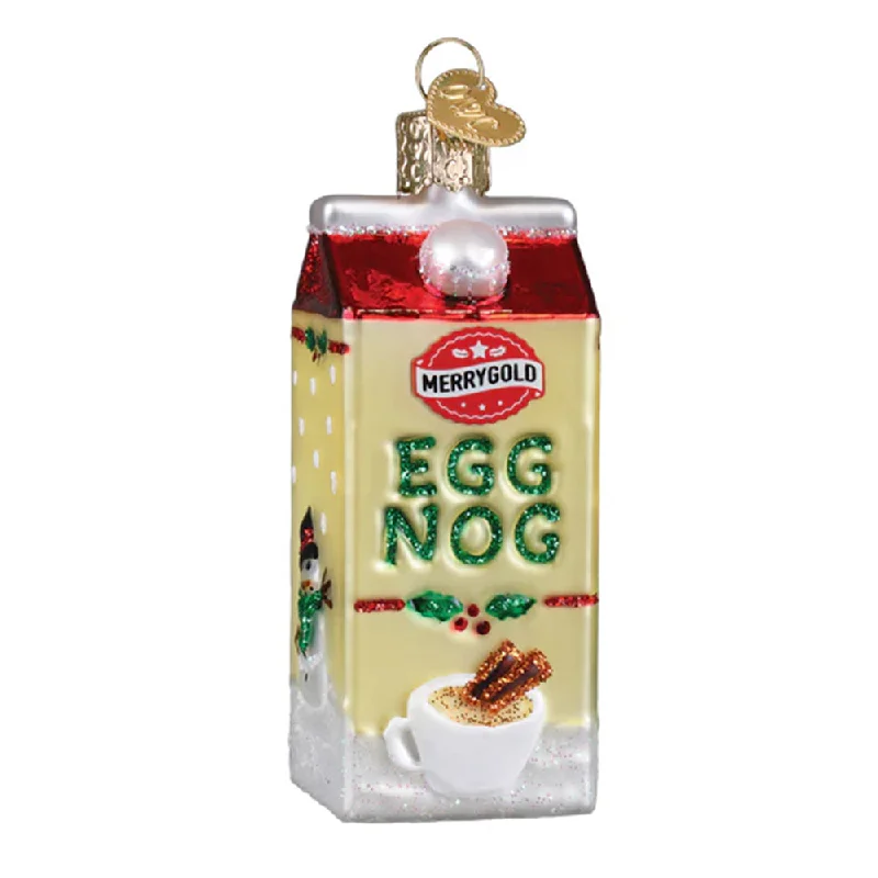 Eggnog Carton Ornament - Old World Christmas