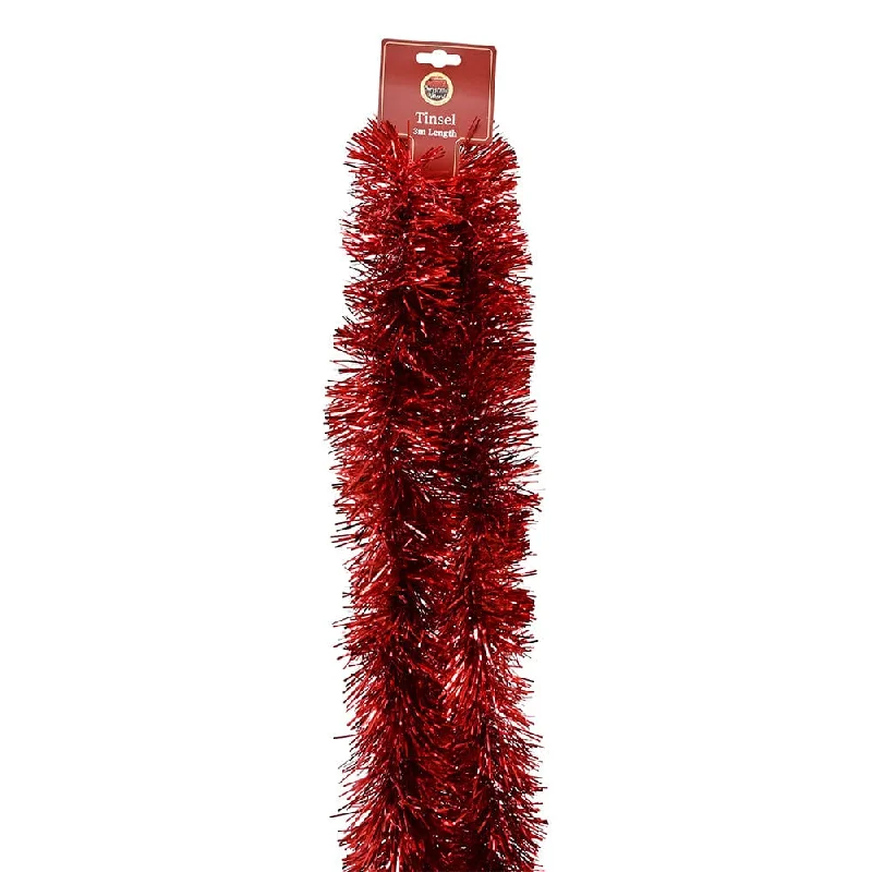 Fine Cut Red Tinsel (3m)