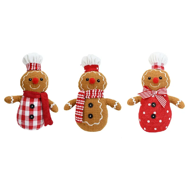 Gingerbread Button Man Asst (30cm)