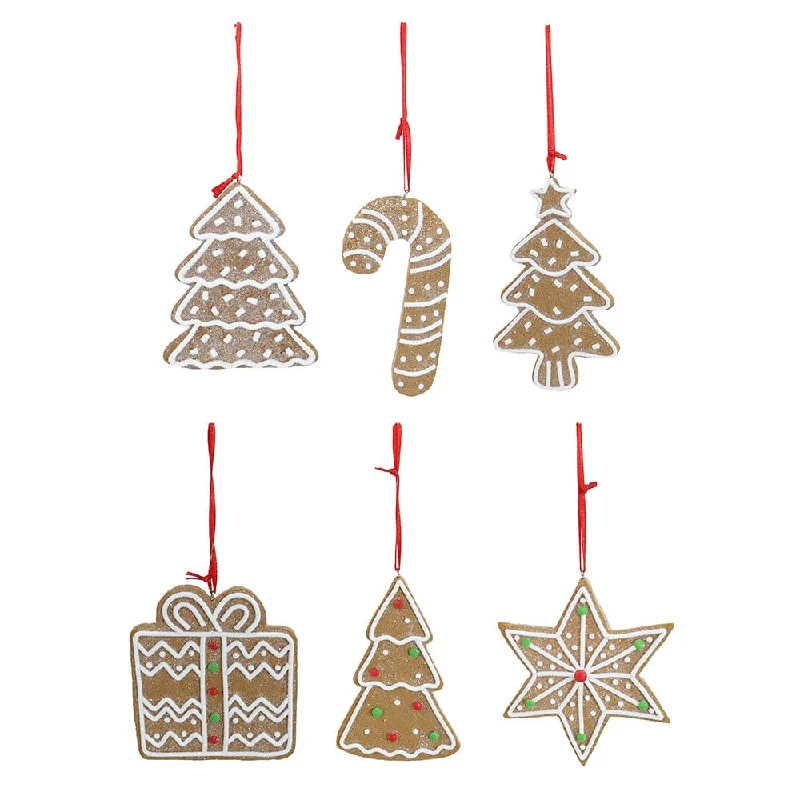 Gingerbread Sugar Cookie Ornament Asst