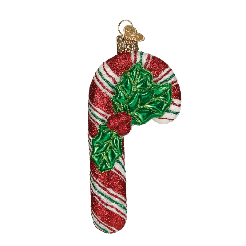 Glistening Candy Cane Ornament