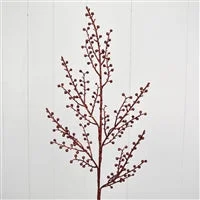 32'' Glittered PokeBerry in Burgundy | QD