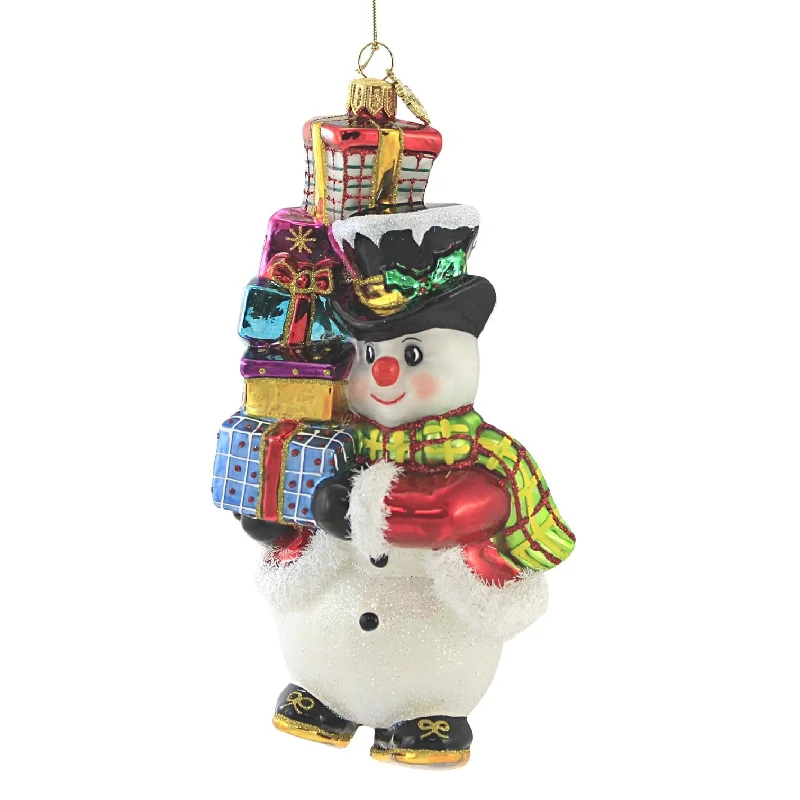 Huras, Stacked Snowman with Gifts for Christmas, S594