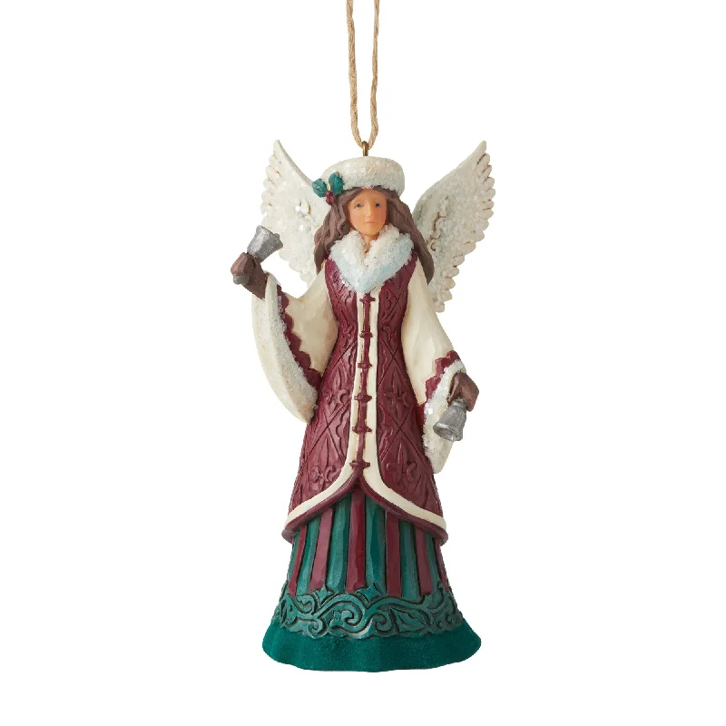 Jim Shore, Angel with Hand Bell Ornament, 6006600, Heartwood Creek