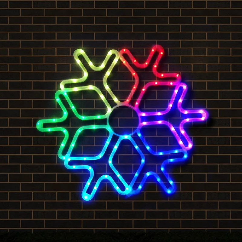 LED Lightshow Snowflake (55cm)