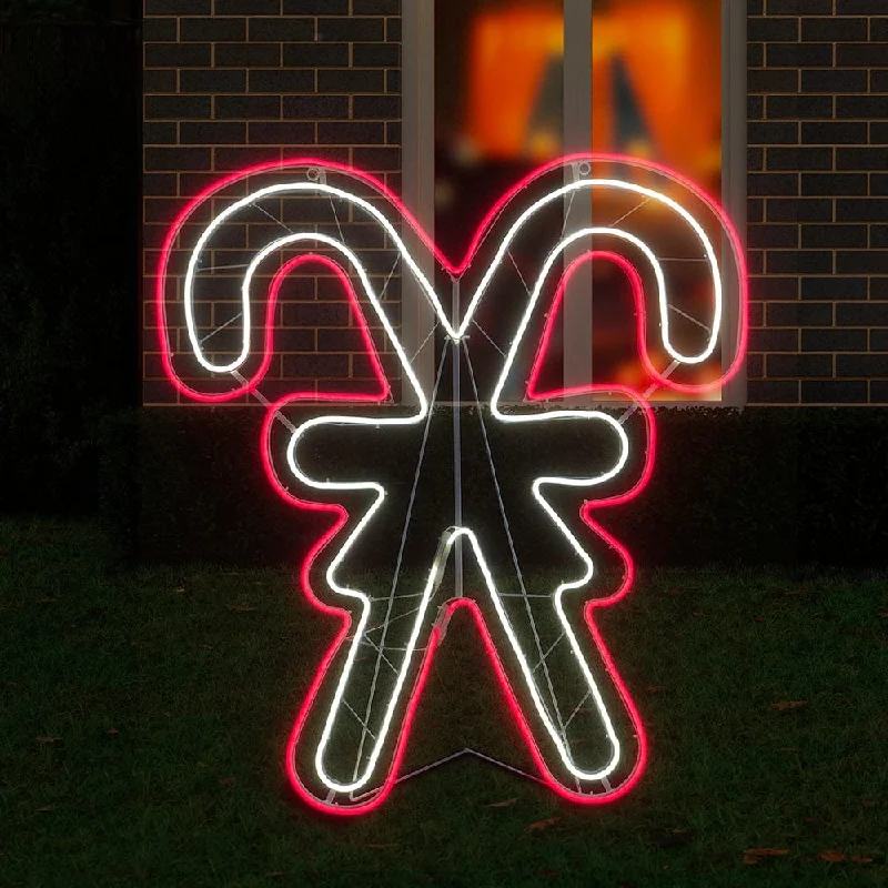 LED Neonflex Double Candy Cane