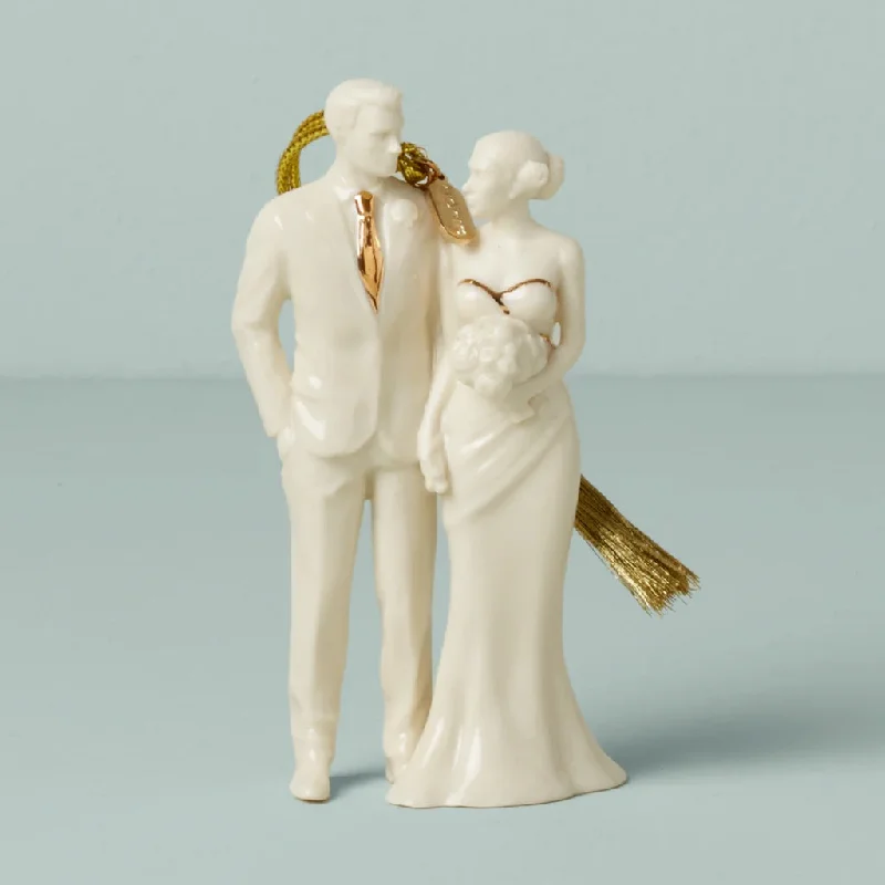 Lenox 2024 Bride & Groom Ornament