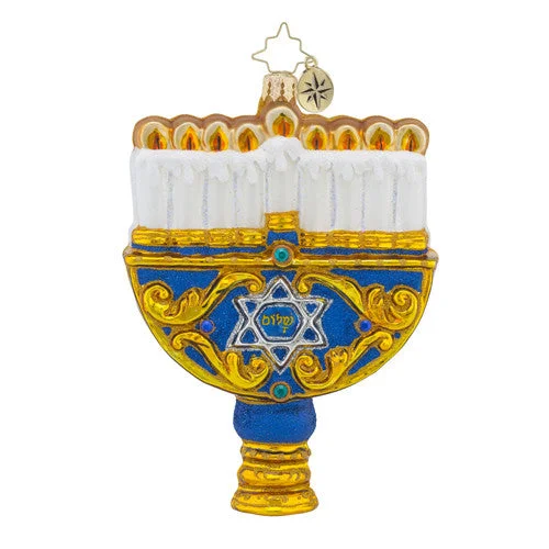 Radko, Light the Lights, Menorah, 1018527