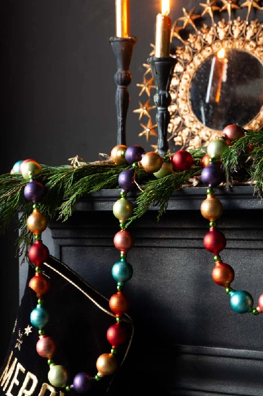 Multi-Colour Bauble Garland