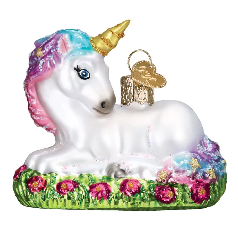 Old World Christmas Baby Unicorn Ornament