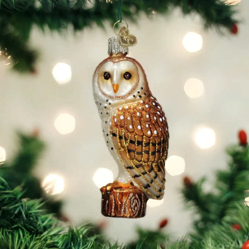 Old World Christmas Barn Owl Ornament