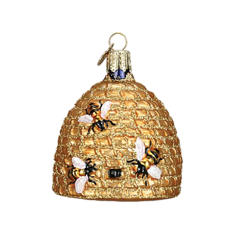 Old World Christmas Bee Skep Ornament