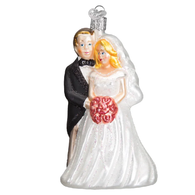 Old World Christmas Bridal Couple Ornament