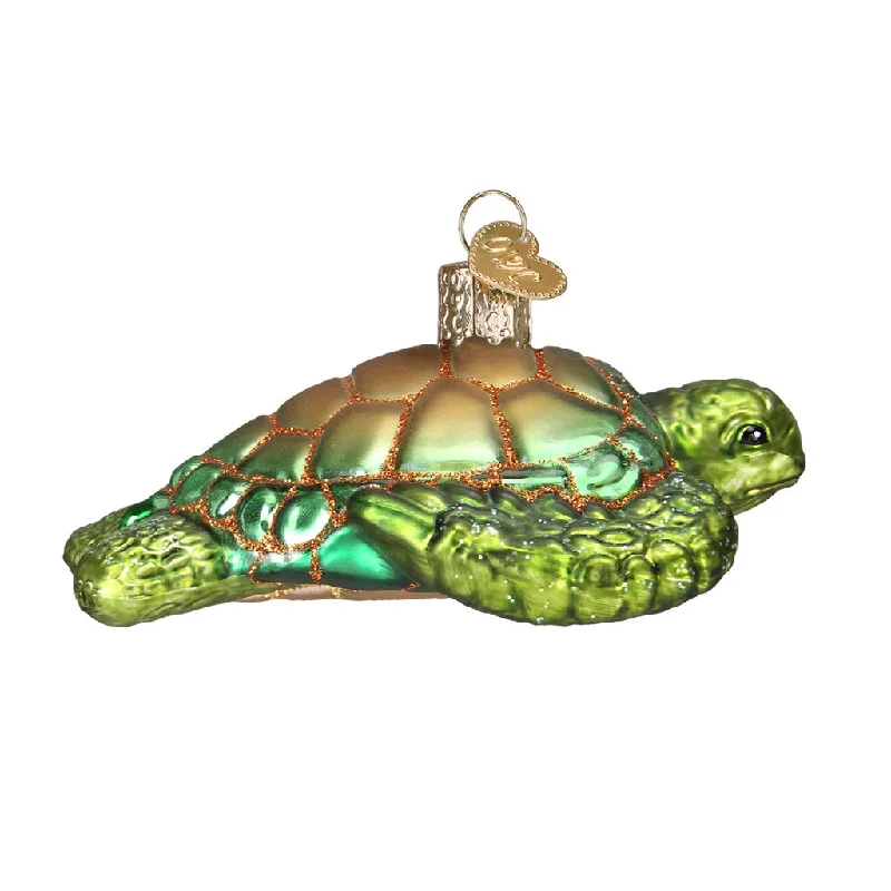 Old World Christmas Green Sea Turtle Ornament