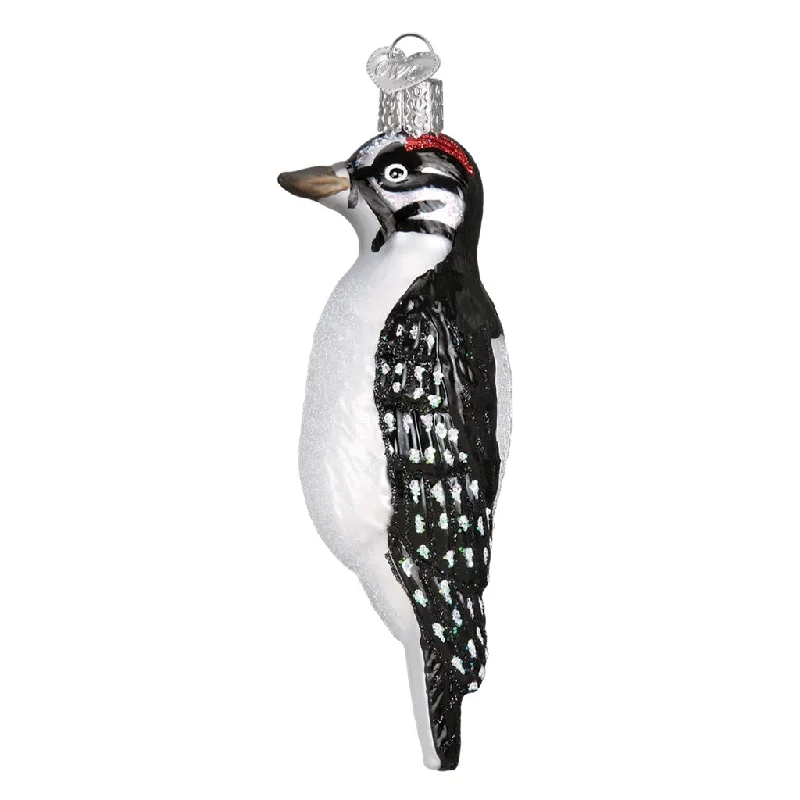 Old World Christmas Hairy Woodpecker Ornament