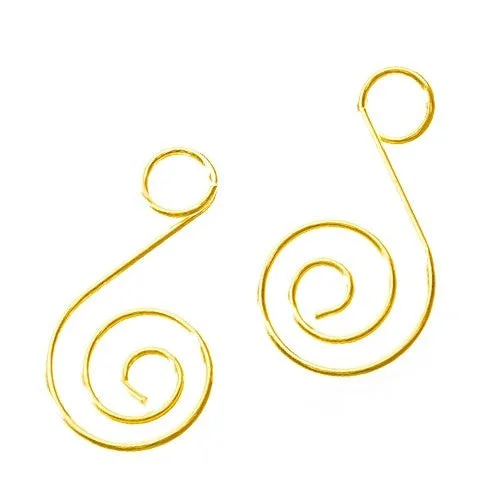 ORNAMENT HOOKS GOLD, W5308