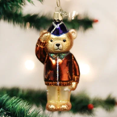 OWC Air Force Bear Ornament, 12401