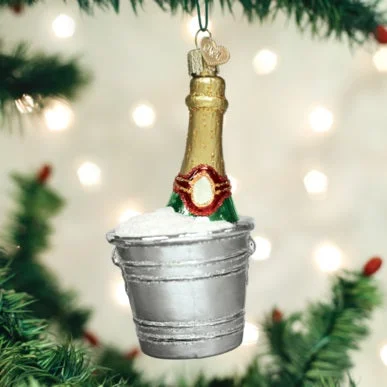 OWC Chilled Champagne Ornament, 32217