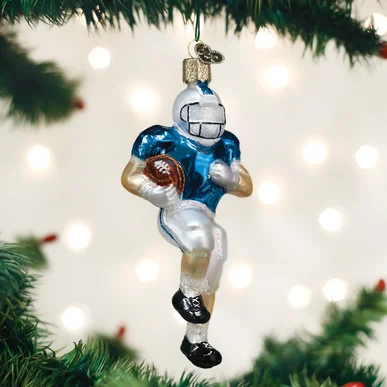 OWC Football Player Ornament, 24176