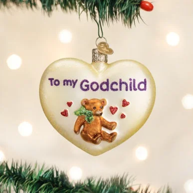 OWC Godchild Heart Ornament, 30045