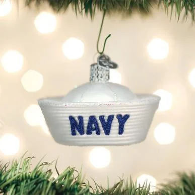 OWC Navy Cap Ornament, 32377