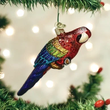 OWC Tropical Parrot Ornament, 16117