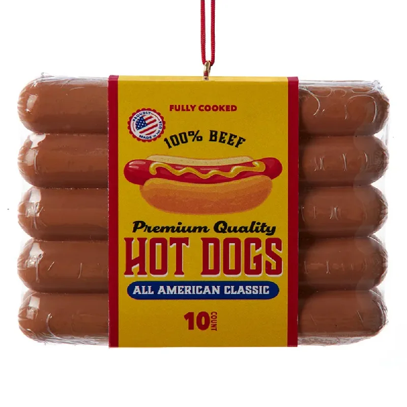 Package of Hot Dogs Ornament