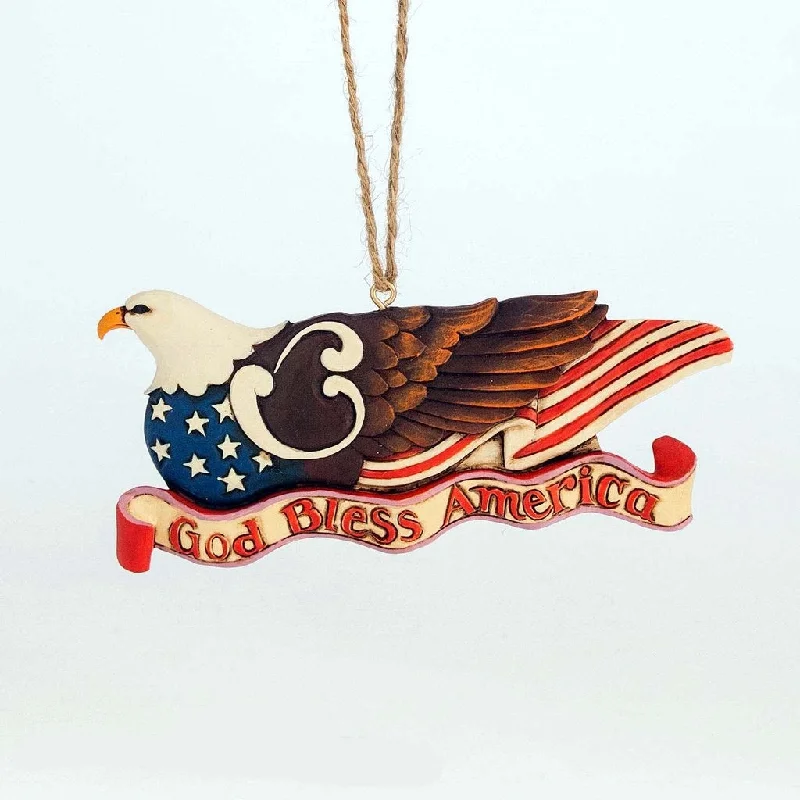 PATRIOTIC EAGLE ORNAMENT