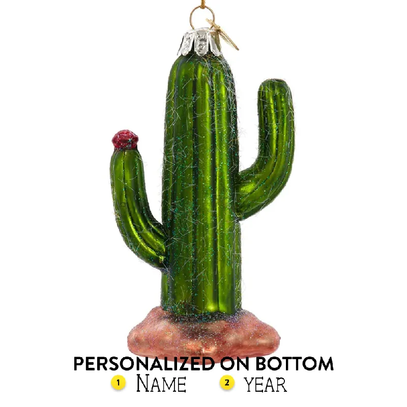 Personalized Cactus Ornament