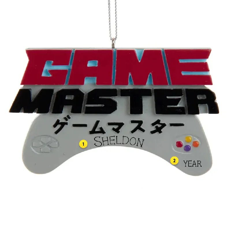 Personalized GameMaster™ Controller Ornament