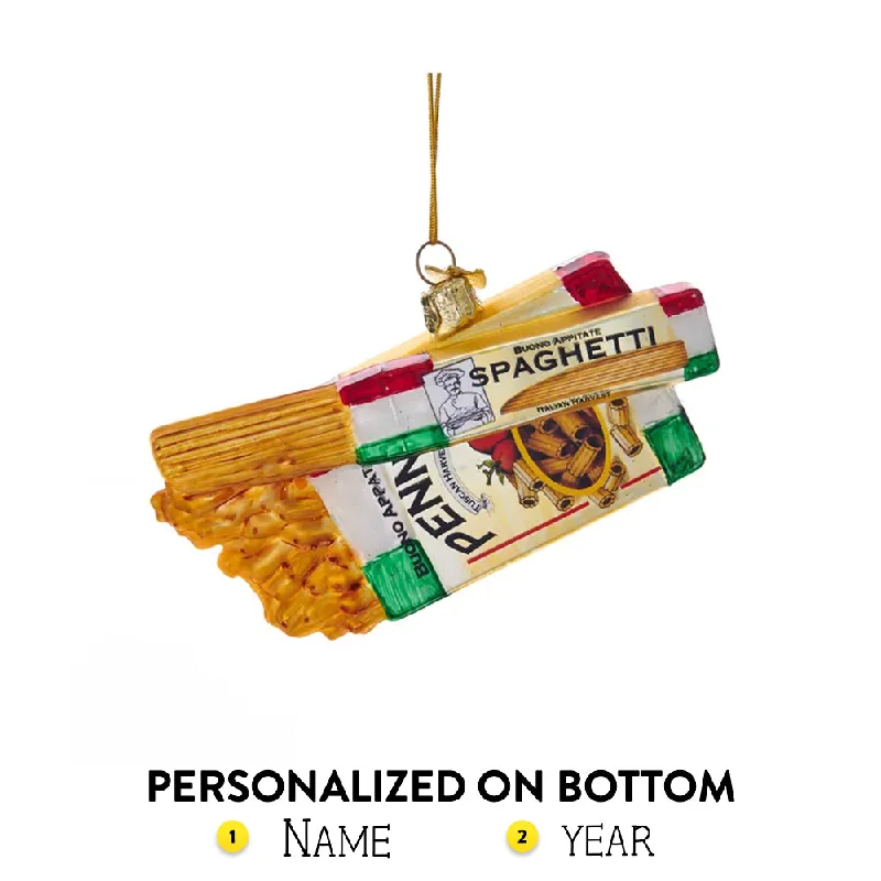 Personalized Pasta Boxes Ornament