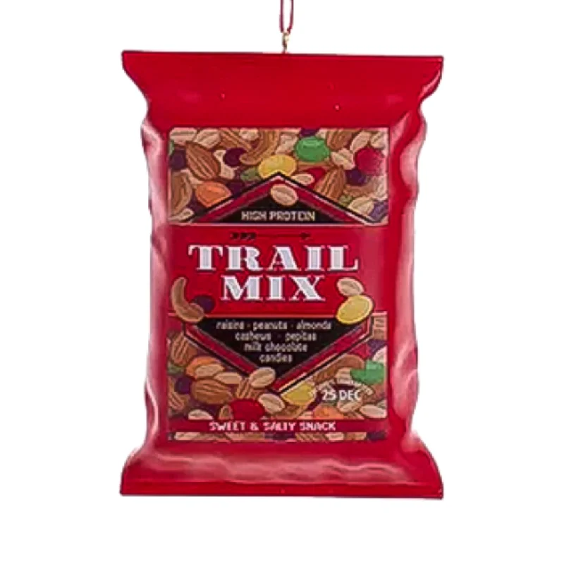 Personalized Trail Mix Snack Bag Ornament