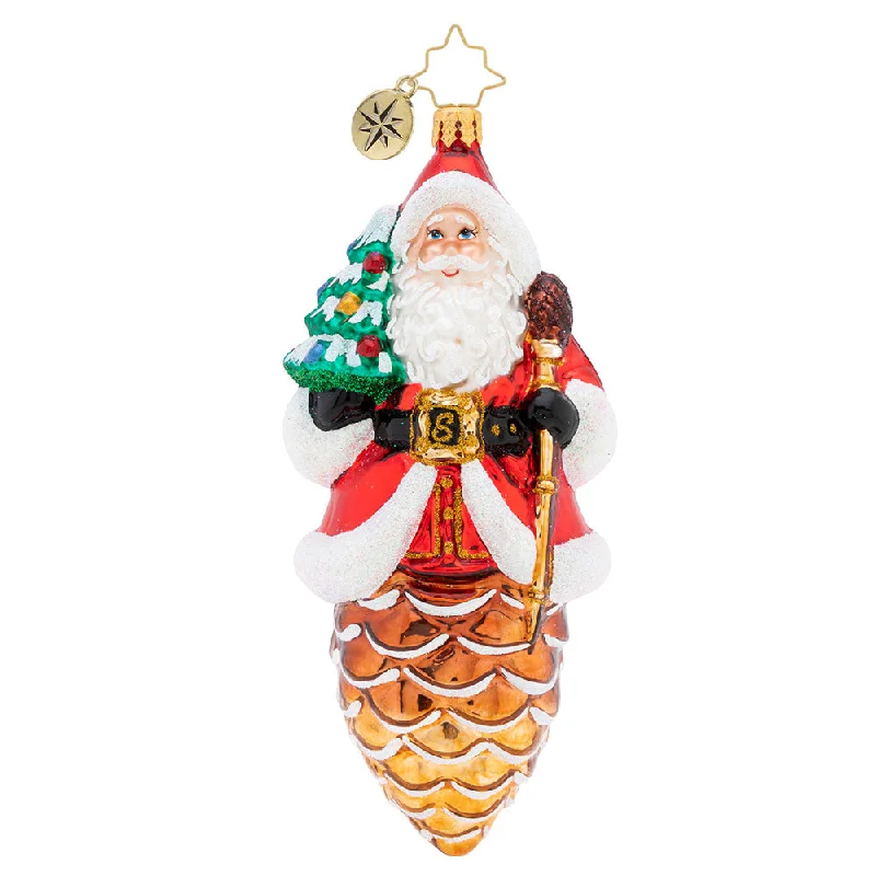 Radko, Pine Cone Claus Ornament, 1019541