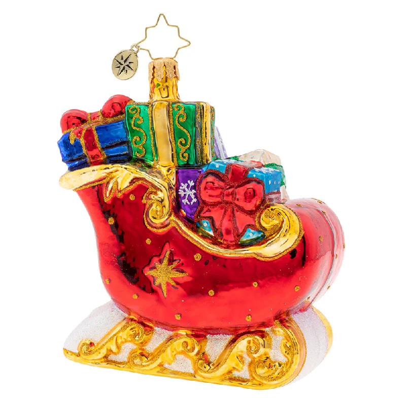 Radko Sleigh full of Delights! Ornament, 1019907, Christopher Radko