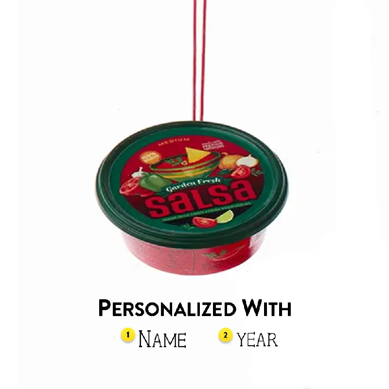 Personalized Salsa Ornament