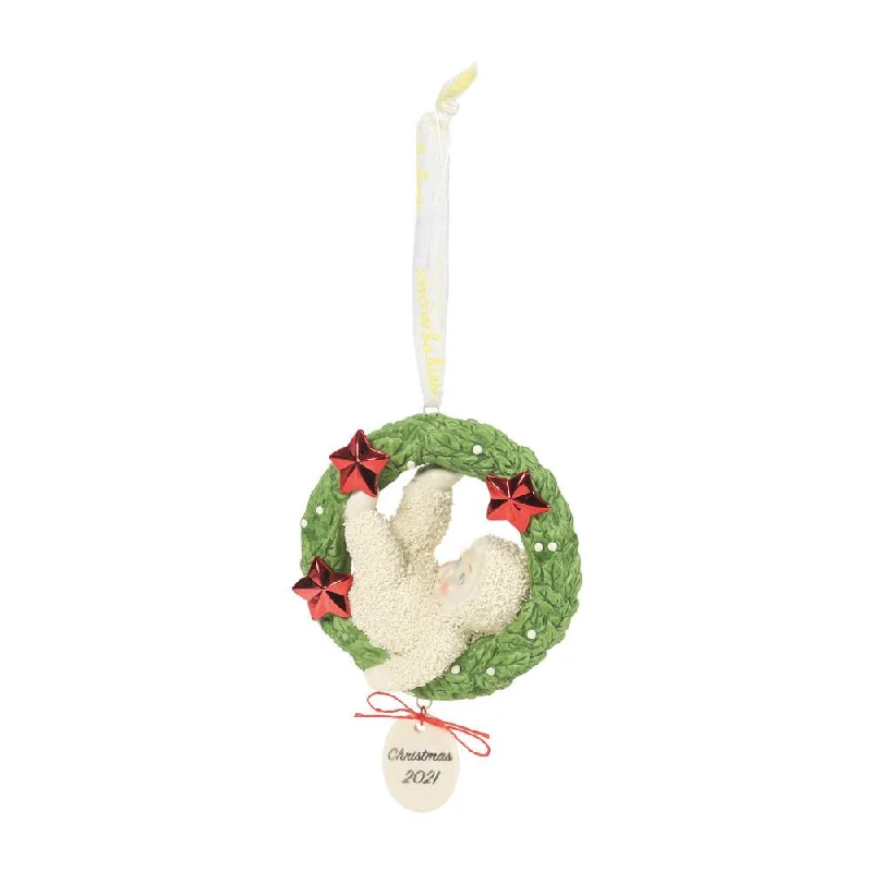 SB, Hanging Out, 2021 ornament, 6009141, Snowbaby