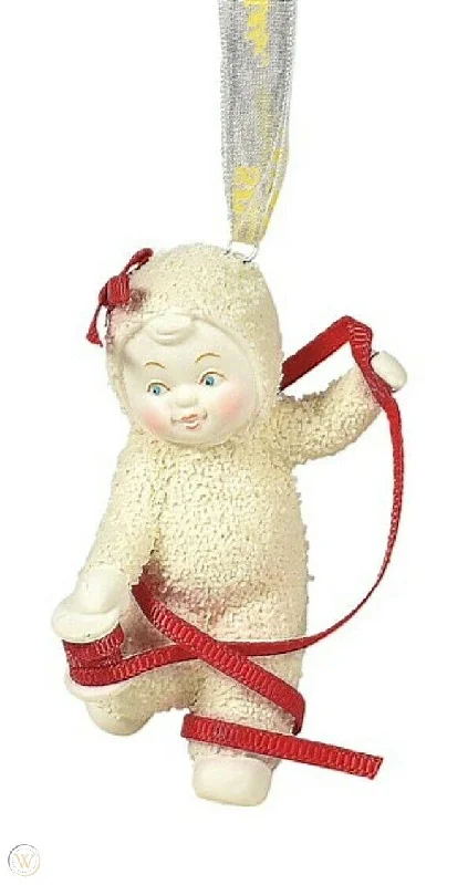 SB, Momentarily Tied Up Ornament, 6005787, Snowbaby