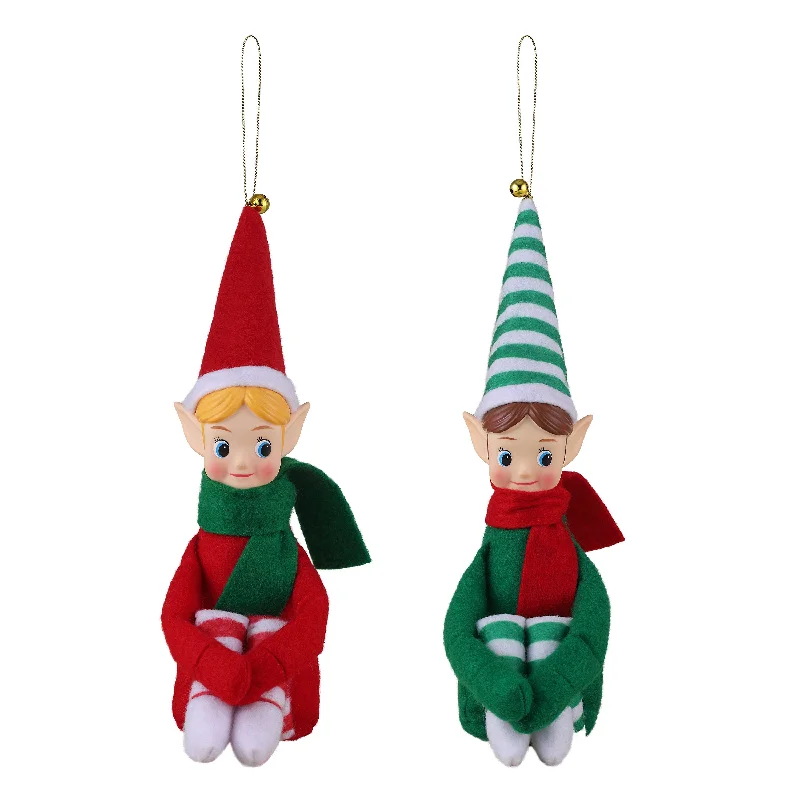 Set of 2 Recordable Knee Hugger Elves