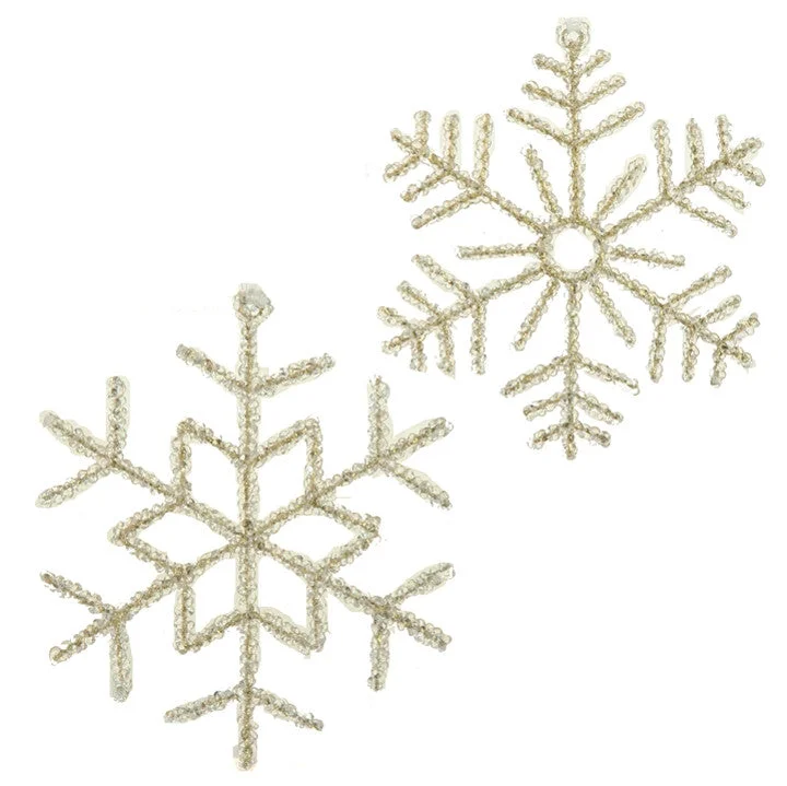 SNOWFLAKE ORNAMENT set/2