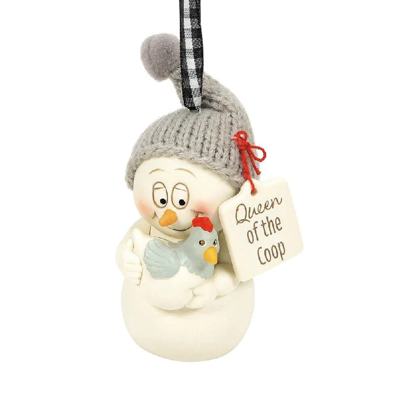 Snowpinion: Queen of the Coop Ornament